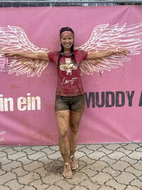Das Team der Kleintierklinik in Ludwigsburg-Oßweil beim „Muddy Angel Run“ 2021